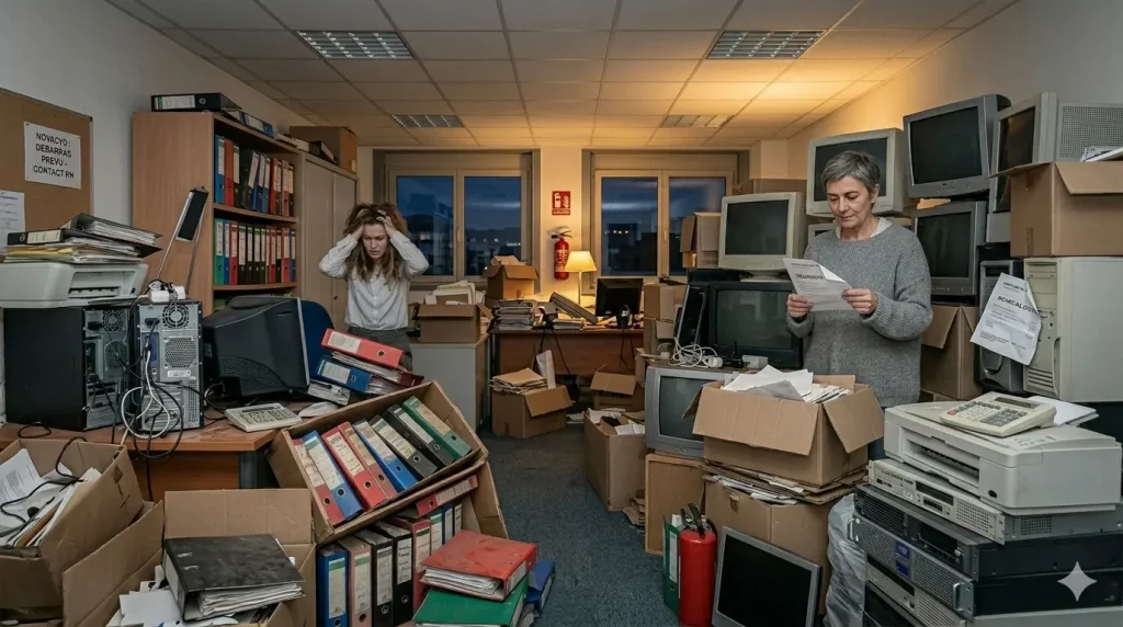 Service désencombrement bureau entreprise Savoie