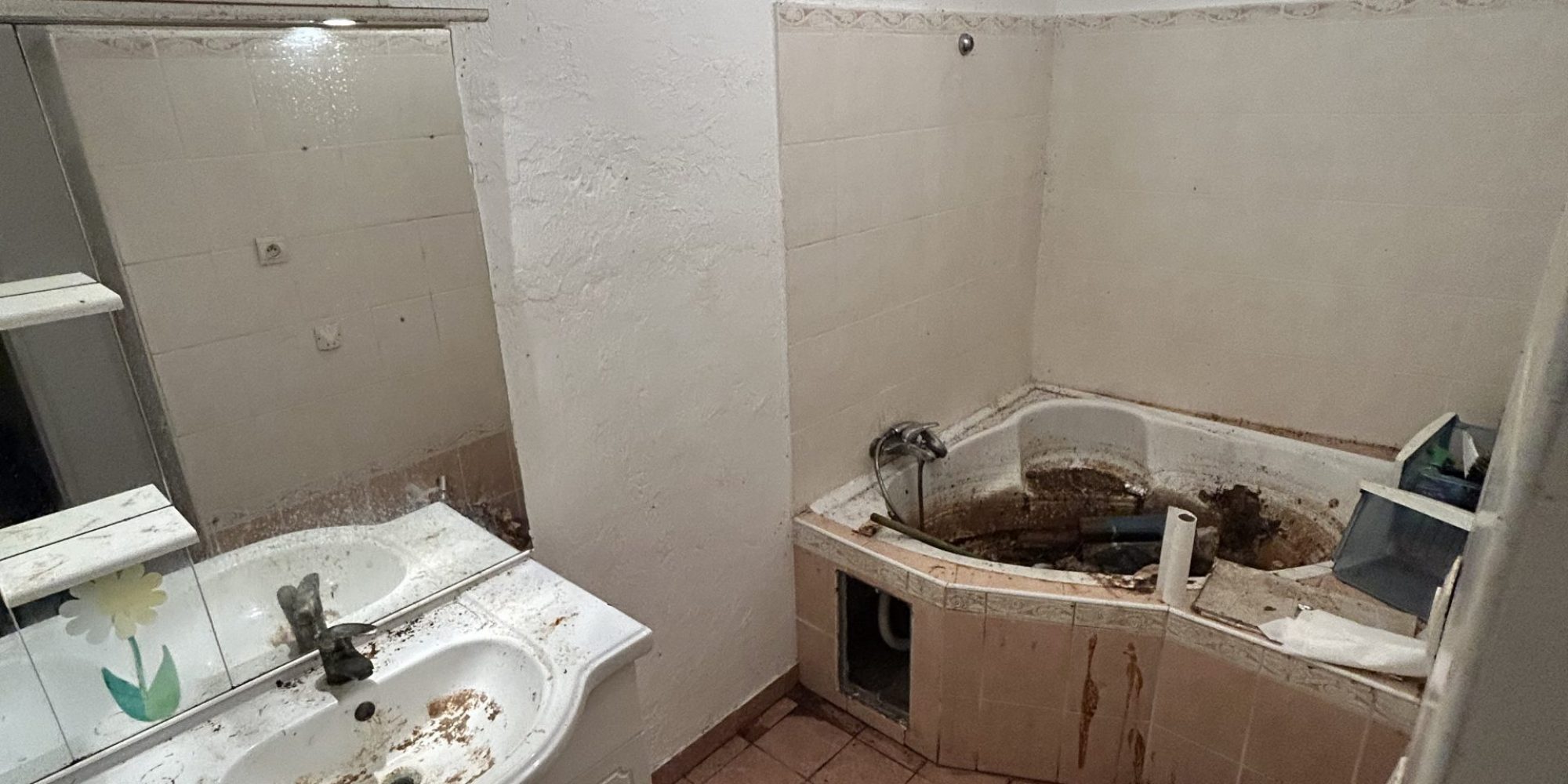 BAIGNOIRE INSALUBRE AVANT